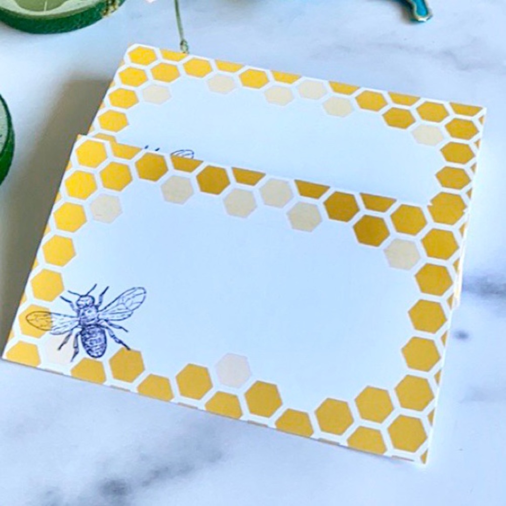 50 Small Honeycomb Bee Cards Clearance - Picture 6 of 8